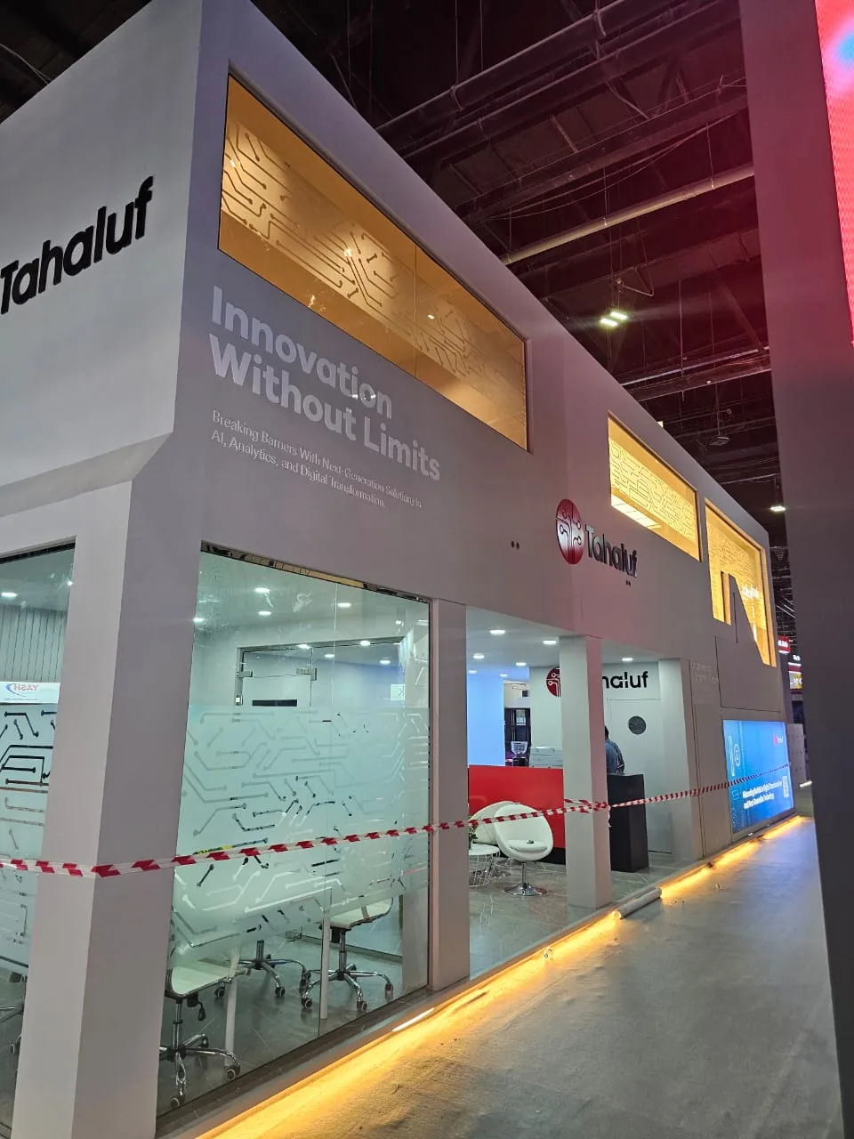 Tahaluf Al Emarat exhibition stand at GITEX Global 2025, Dubai World Trade Centre, built by Nova Elite