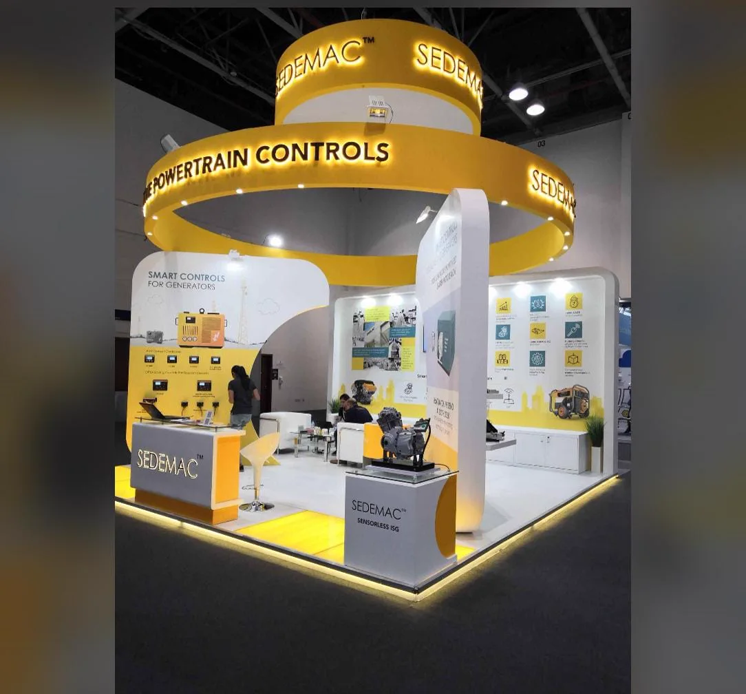 SEDEMAC exhibition stand at Automechanika Dubai 2025, built by Nova Elite