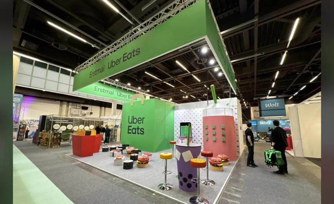 Uber exhibition stand built by Nova Elite